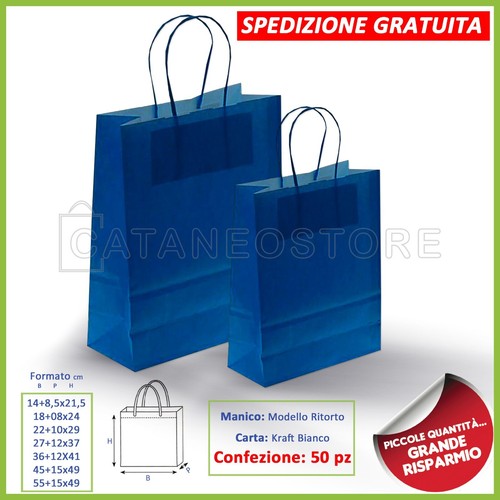 Borse shopper carta manico - shopper,