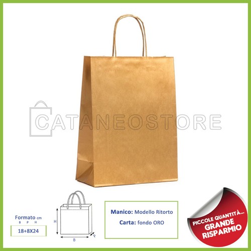 Borse shopper carta manico - di,