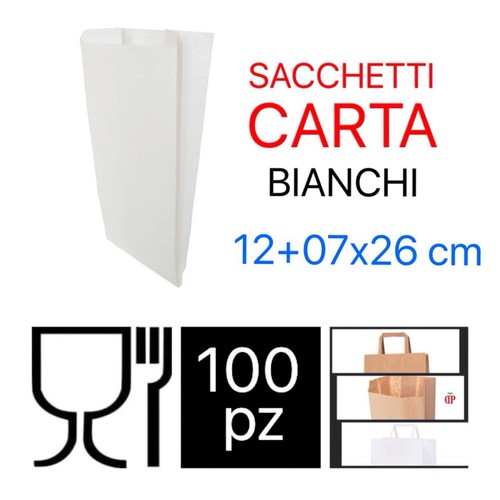100 sacchetti carta - sacchetti,
