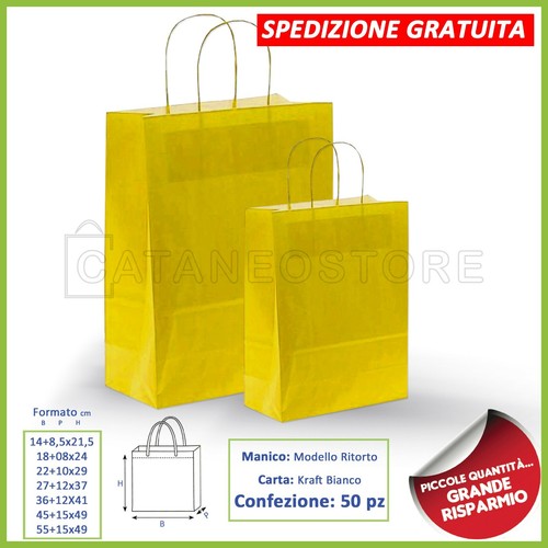 Borse shopper carta manico - shopper,