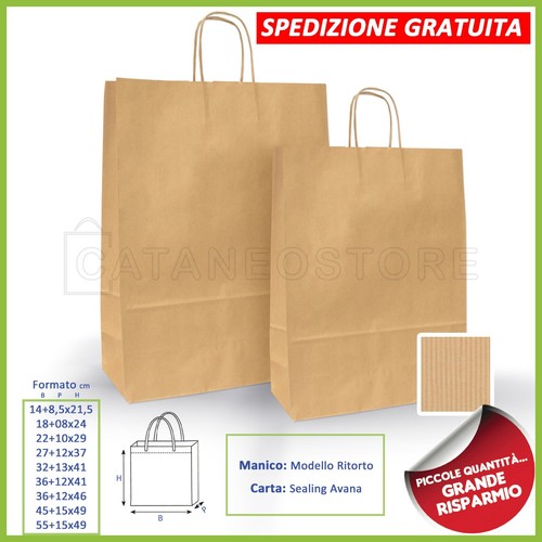 Borse shopper carta manico - borse,