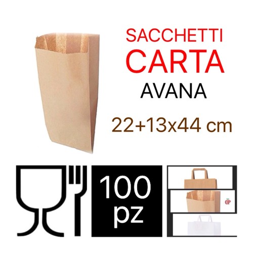 100 sacchetti carta - sacchetti,
