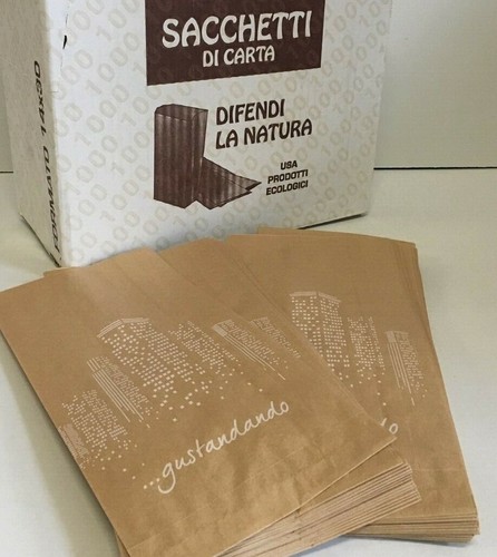 100 sacchetti carta avana - sacchetti,